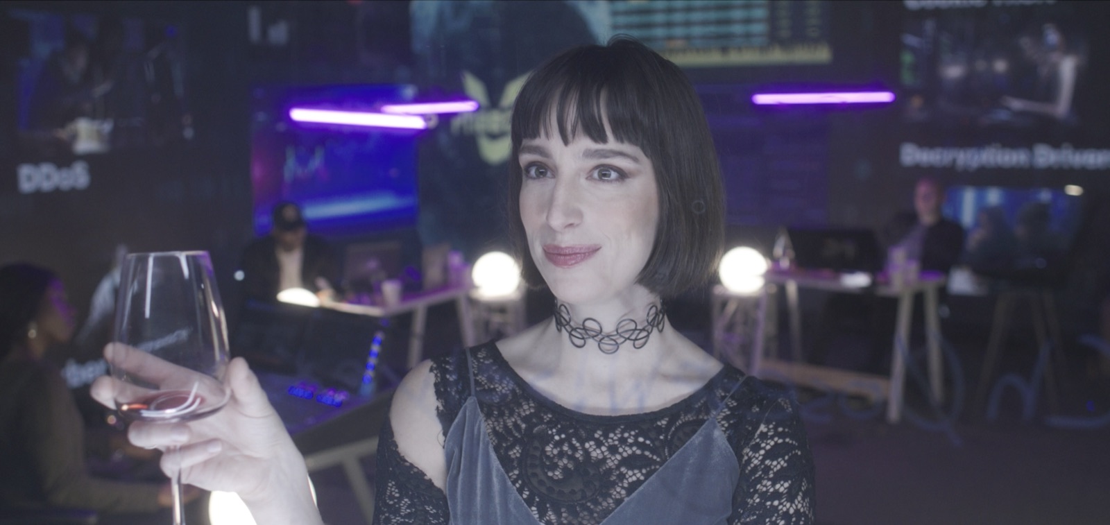 Scene from Accenture’s scripted series Hackerland